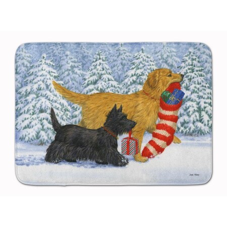 Carolines Treasures Golden Retriever Keep Up There Scottie Machine Washable Memory Foam Mat ASA2171RUG